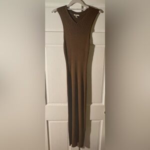 COS Brown Maxi Dress
